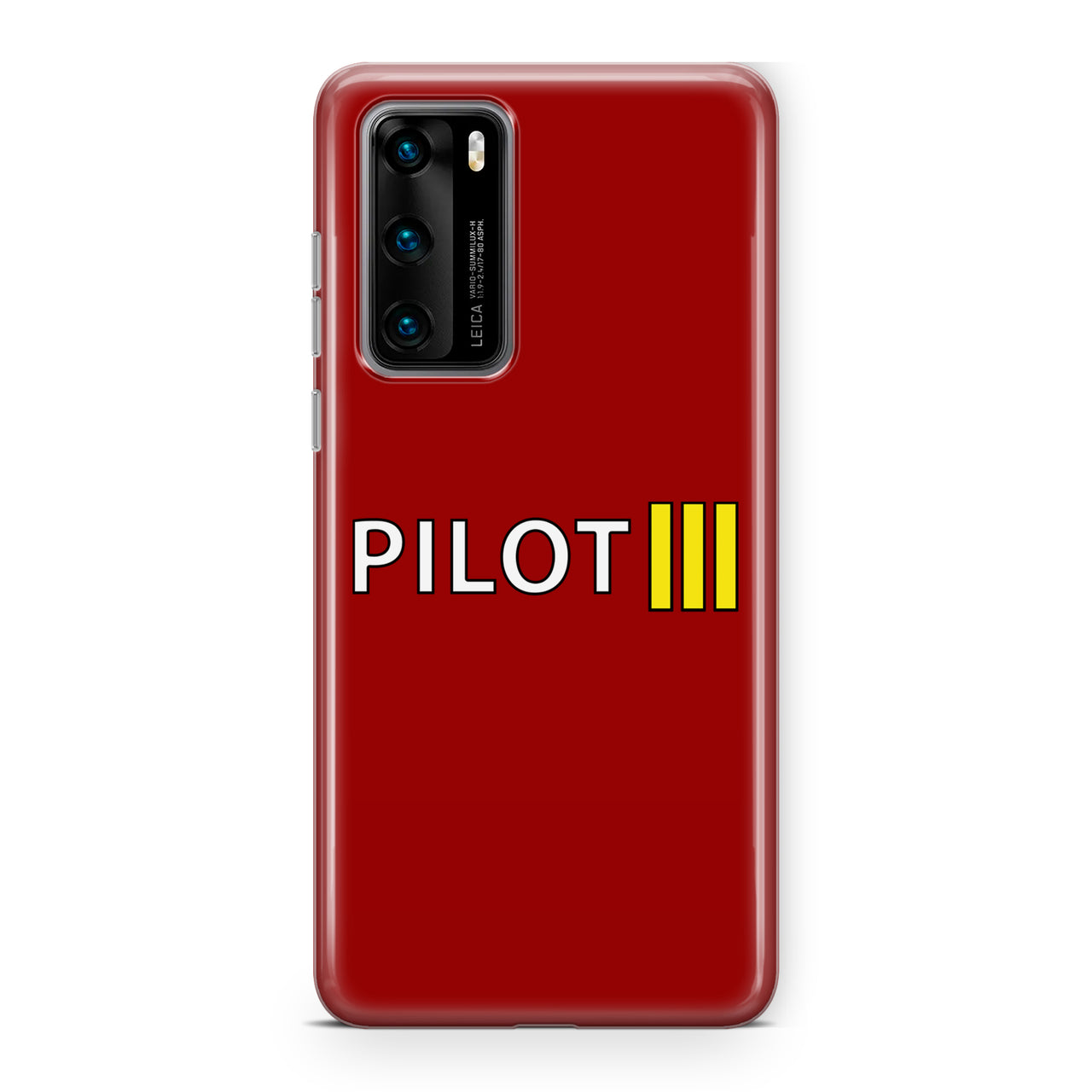 Pilot & Stripes (3 Lines) Designed Huawei Cases