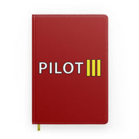 Thumbnail for Pilot & Stripes (3 Lines) Designed Notebooks
