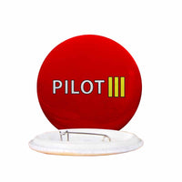 Thumbnail for Pilot & Stripes (3 Lines) Designed Pins