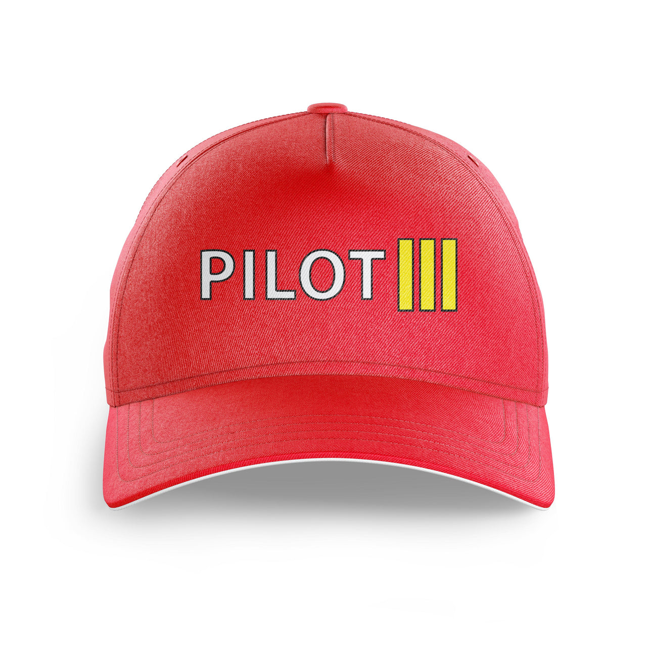 Pilot & Stripes (3 Lines) Printed Hats
