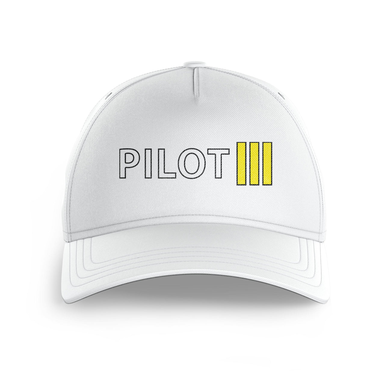 Pilot & Stripes (3 Lines) Printed Hats