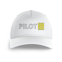 Thumbnail for Pilot & Stripes (3 Lines) Printed Hats