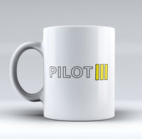 Thumbnail for Pilot & Stripes (3 Lines) Designed Mugs