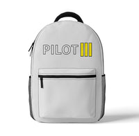 Thumbnail for Pilot & Stripes (3 Lines) Designed 3D Backpacks