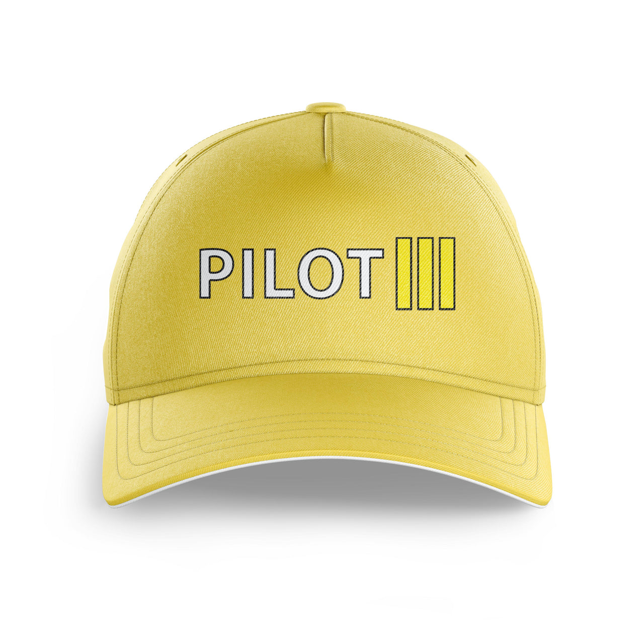 Pilot & Stripes (3 Lines) Printed Hats