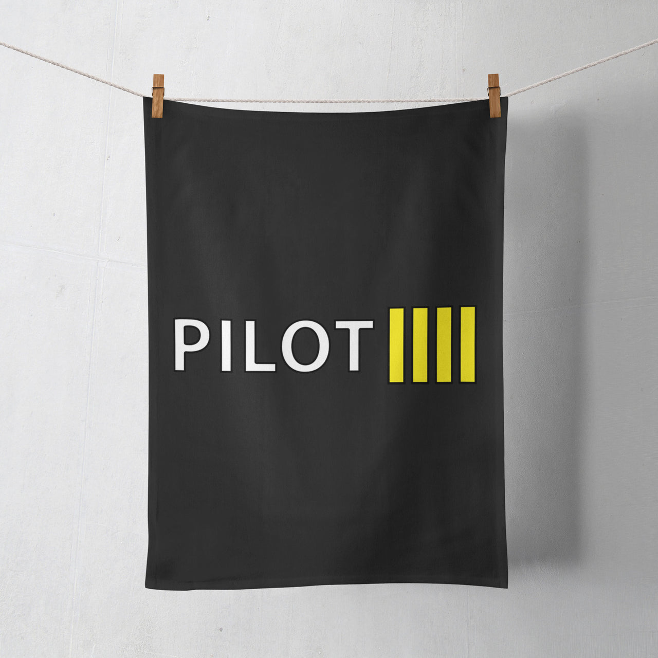 Pilot & Stripes (4 Lines) Designed Towels