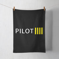 Thumbnail for Pilot & Stripes (4 Lines) Designed Towels