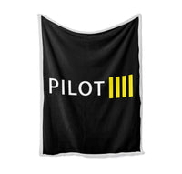 Thumbnail for Pilot & Stripes (4 Lines) Designed Bed Blankets & Covers