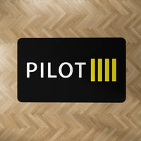 Thumbnail for Pilot & Stripes (4 Lines) Designed Carpet & Floor Mats