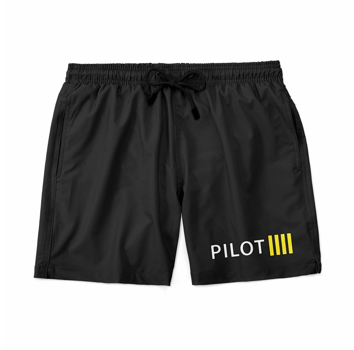 Pilot & Stripes (4 Lines) Designed Swim Trunks & Shorts