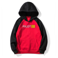 Thumbnail for Pilot & Stripes (4 Lines) Designed Colourful Hoodies