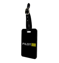 Thumbnail for Pilot & Stripes (4 Lines) Designed Luggage Tag