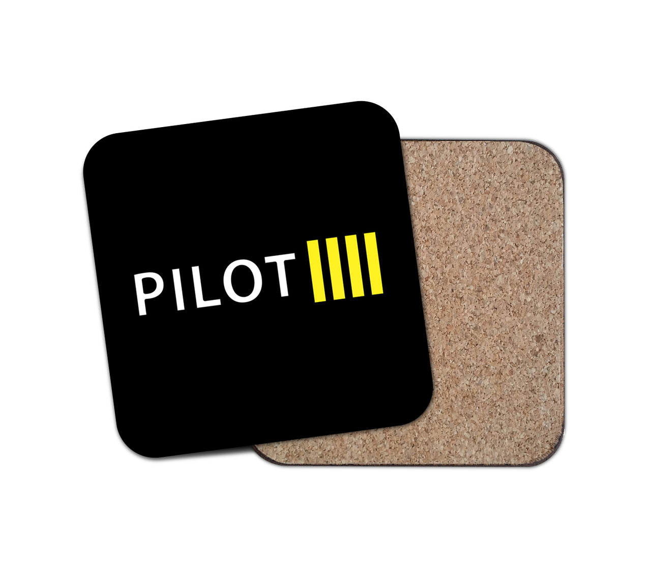 Pilot & Stripes (4 Lines) Designed Coasters