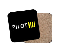 Thumbnail for Pilot & Stripes (4 Lines) Designed Coasters