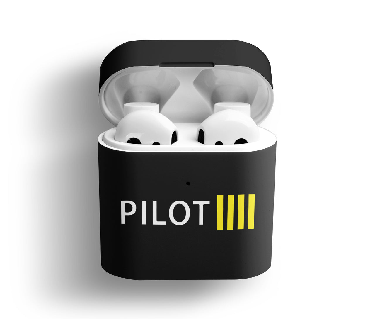 Pilot & Stripes (4 Lines) Designed AirPods  Cases