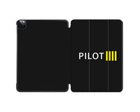 Thumbnail for Pilot & Stripes (4 Lines) Designed iPad Cases
