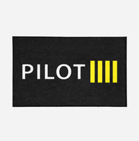 Thumbnail for Pilot & Stripes (4 Lines) Designed Door Mats