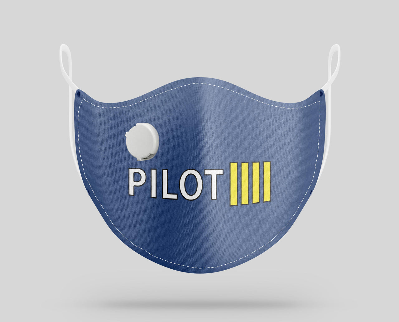 Pilot & Stripes (4 Lines) Designed Face Masks