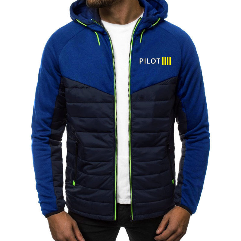 Pilot & Stripes (4 Lines) Designed Sportive Jackets