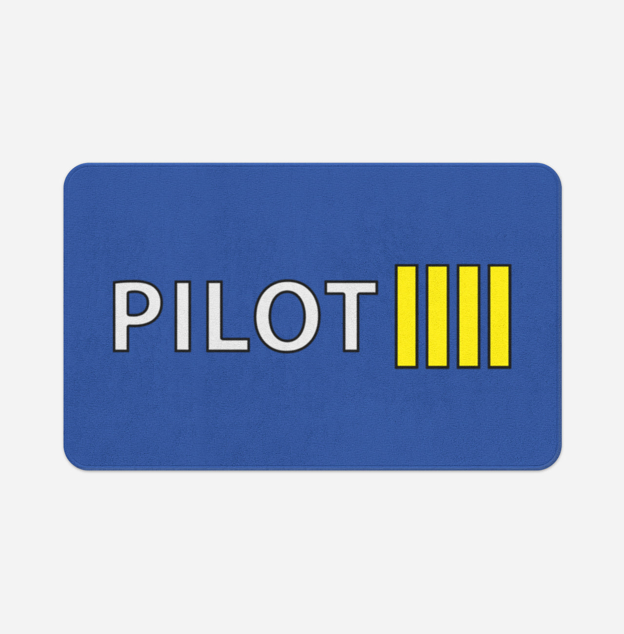 Pilot & Stripes (4 Lines) Designed Bath Mats