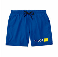 Thumbnail for Pilot & Stripes (4 Lines) Designed Swim Trunks & Shorts
