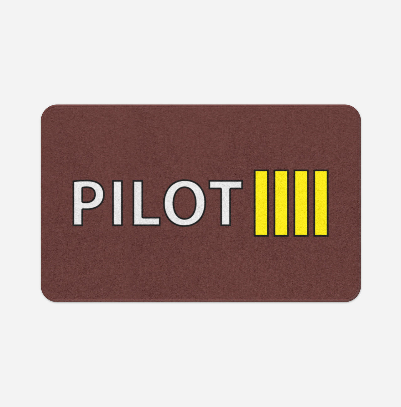 Pilot & Stripes (4 Lines) Designed Bath Mats