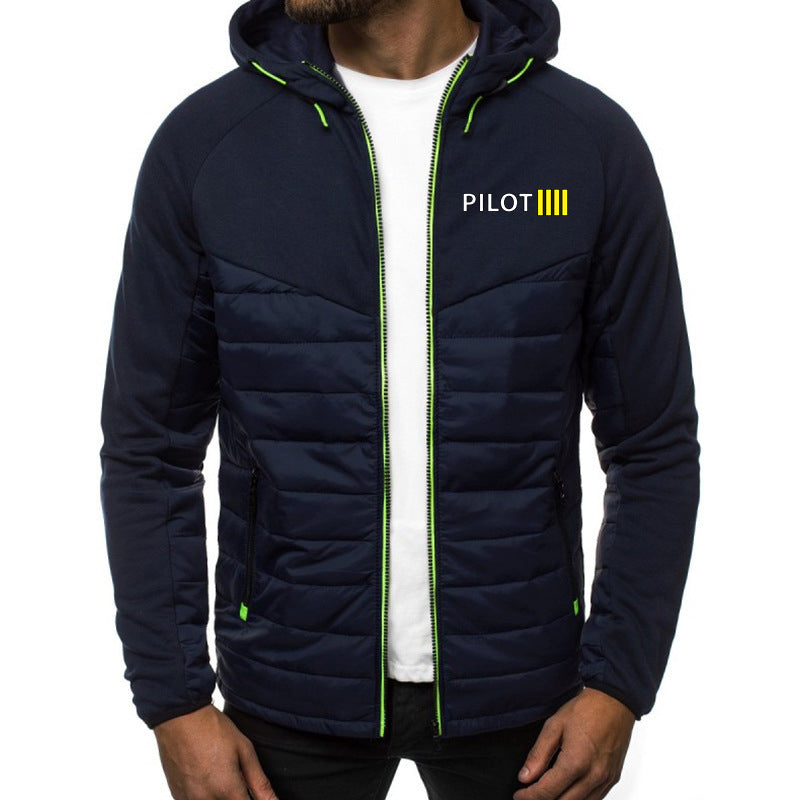 Pilot & Stripes (4 Lines) Designed Sportive Jackets