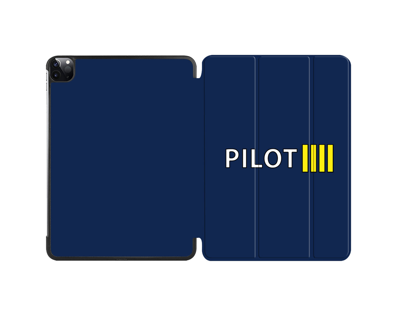 Pilot & Stripes (4 Lines) Designed iPad Cases