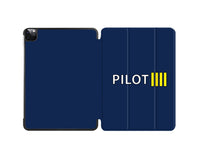 Thumbnail for Pilot & Stripes (4 Lines) Designed iPad Cases
