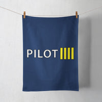 Thumbnail for Pilot & Stripes (4 Lines) Designed Towels