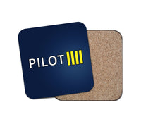 Thumbnail for Pilot & Stripes (4 Lines) Designed Coasters