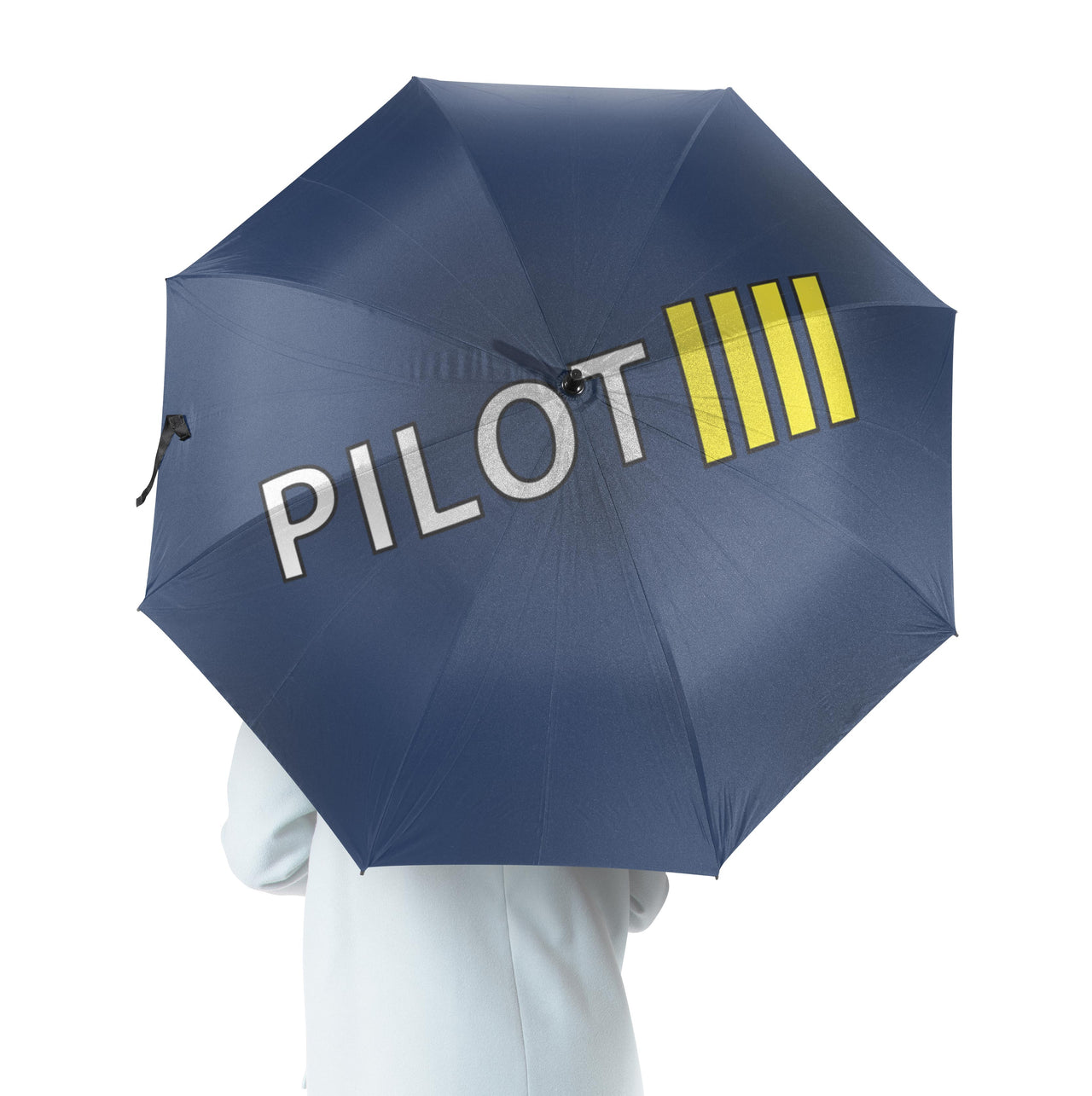 Pilot & Stripes (4 Lines) Designed Umbrella