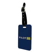 Thumbnail for Pilot & Stripes (4 Lines) Designed Luggage Tag