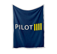 Thumbnail for Pilot & Stripes (4 Lines) Designed Bed Blankets & Covers