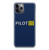 Thumbnail for Pilot & Stripes (4 Lines) Designed iPhone Cases