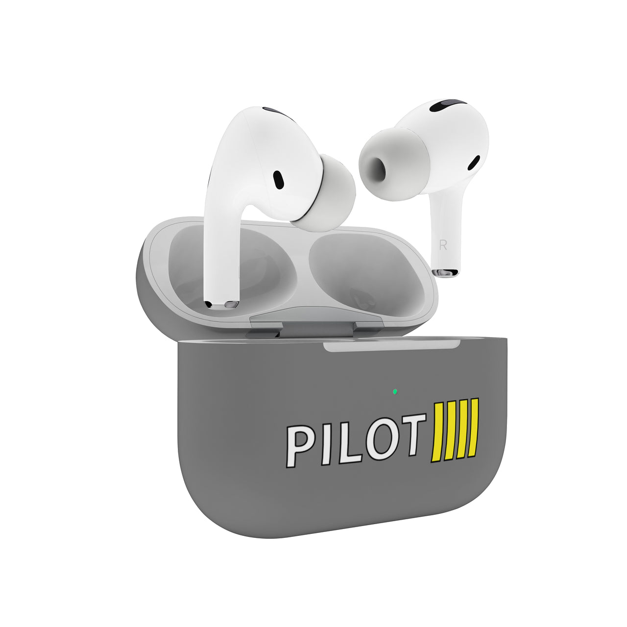 Pilot & Stripes (4 Lines) Designed AirPods  Cases