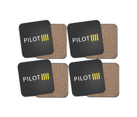Thumbnail for Pilot & Stripes (4 Lines) Designed Coasters