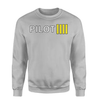 Thumbnail for Pilot & Stripes (4 Lines) Designed Sweatshirts