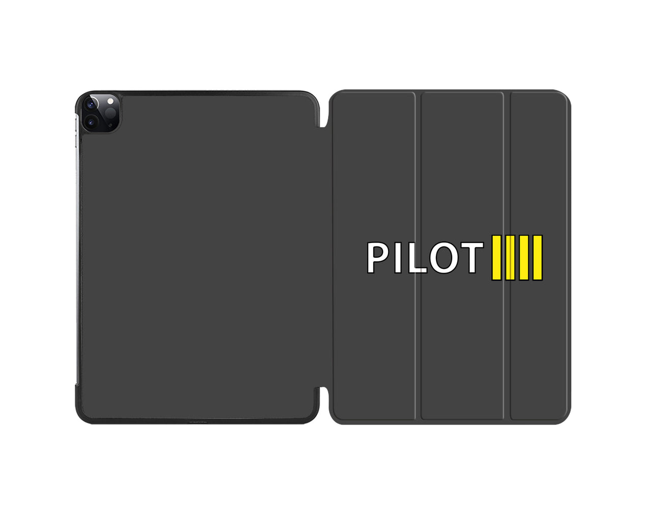 Pilot & Stripes (4 Lines) Designed iPad Cases