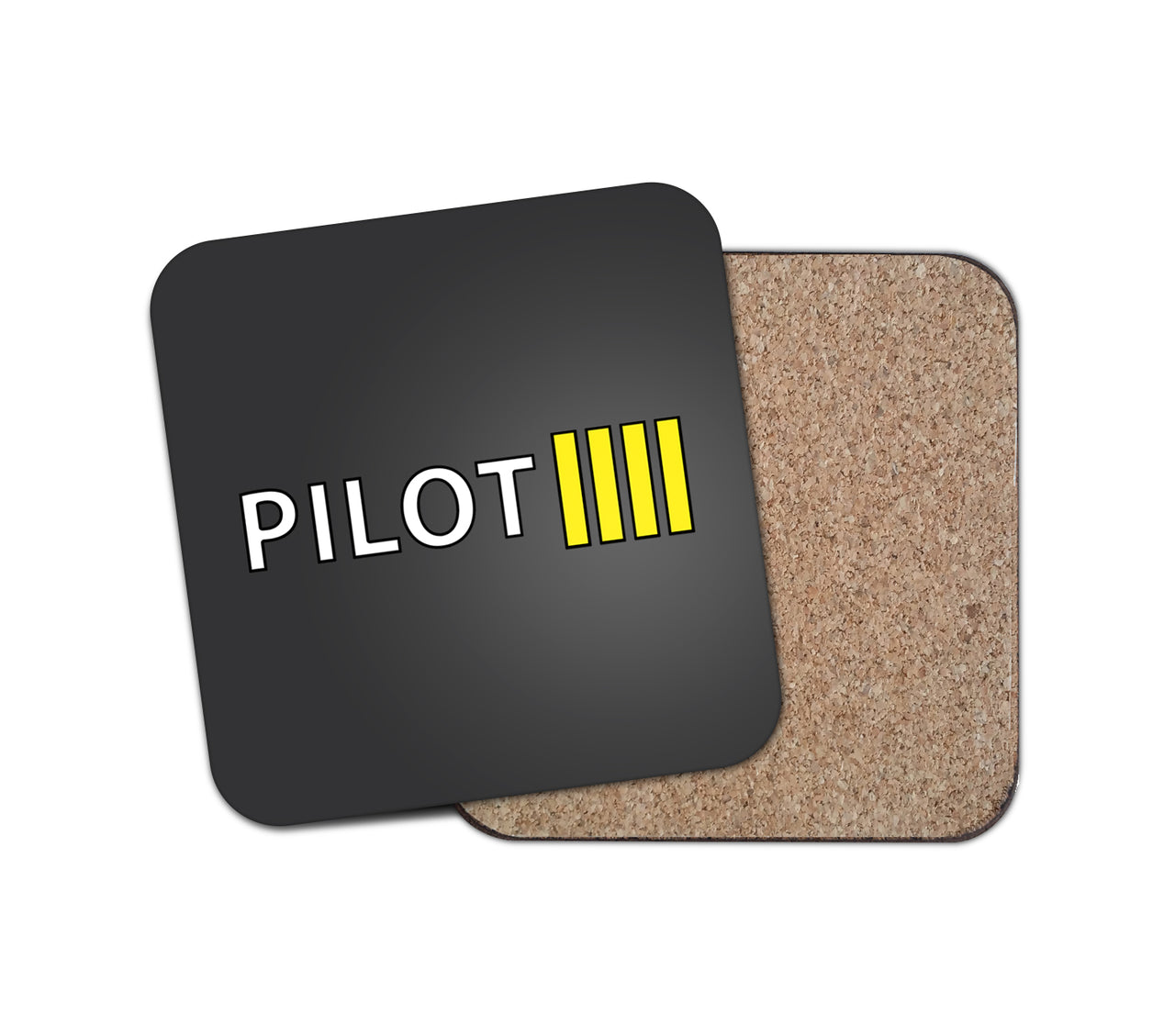 Pilot & Stripes (4 Lines) Designed Coasters