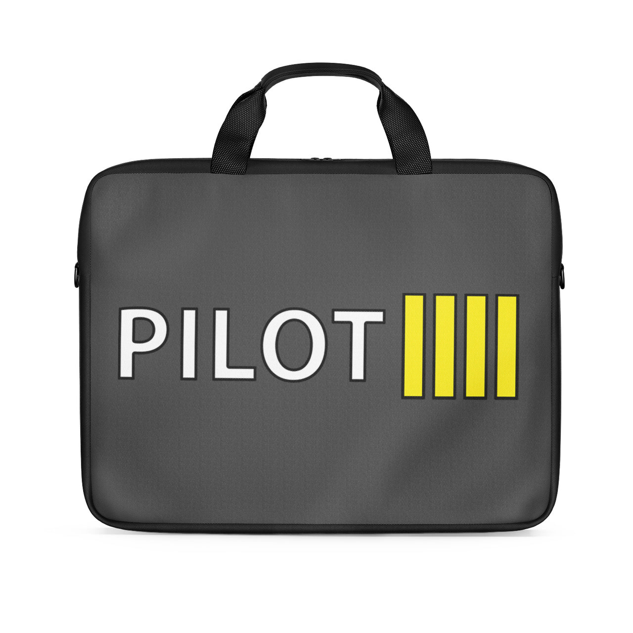 Pilot & Stripes (4 Lines) Designed Laptop & Tablet Bags