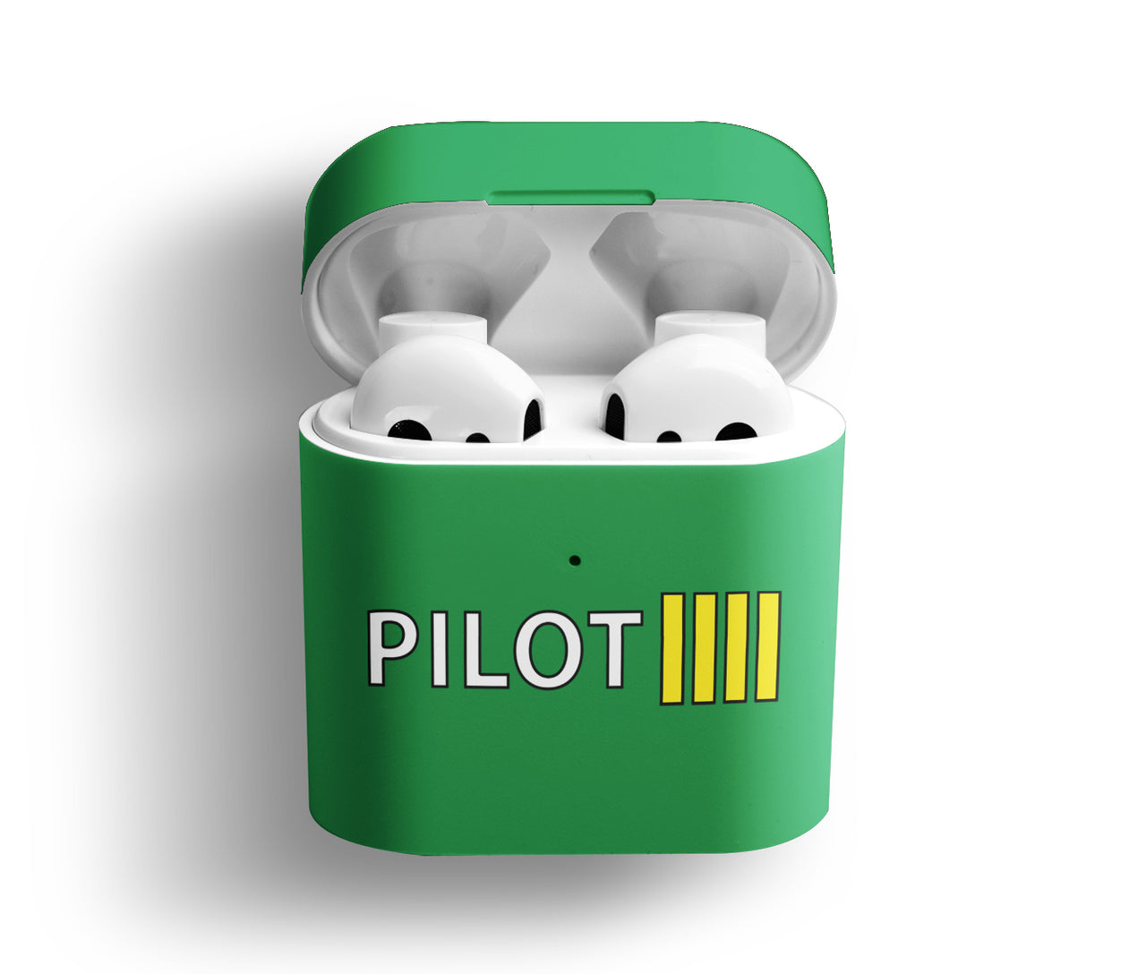 Pilot & Stripes (4 Lines) Designed AirPods Cases
