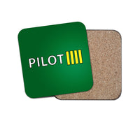 Thumbnail for Pilot & Stripes (4 Lines) Designed Coasters