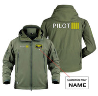 Thumbnail for Pilot & Stripes (4 Lines) Designed Military Jackets (Customizable)