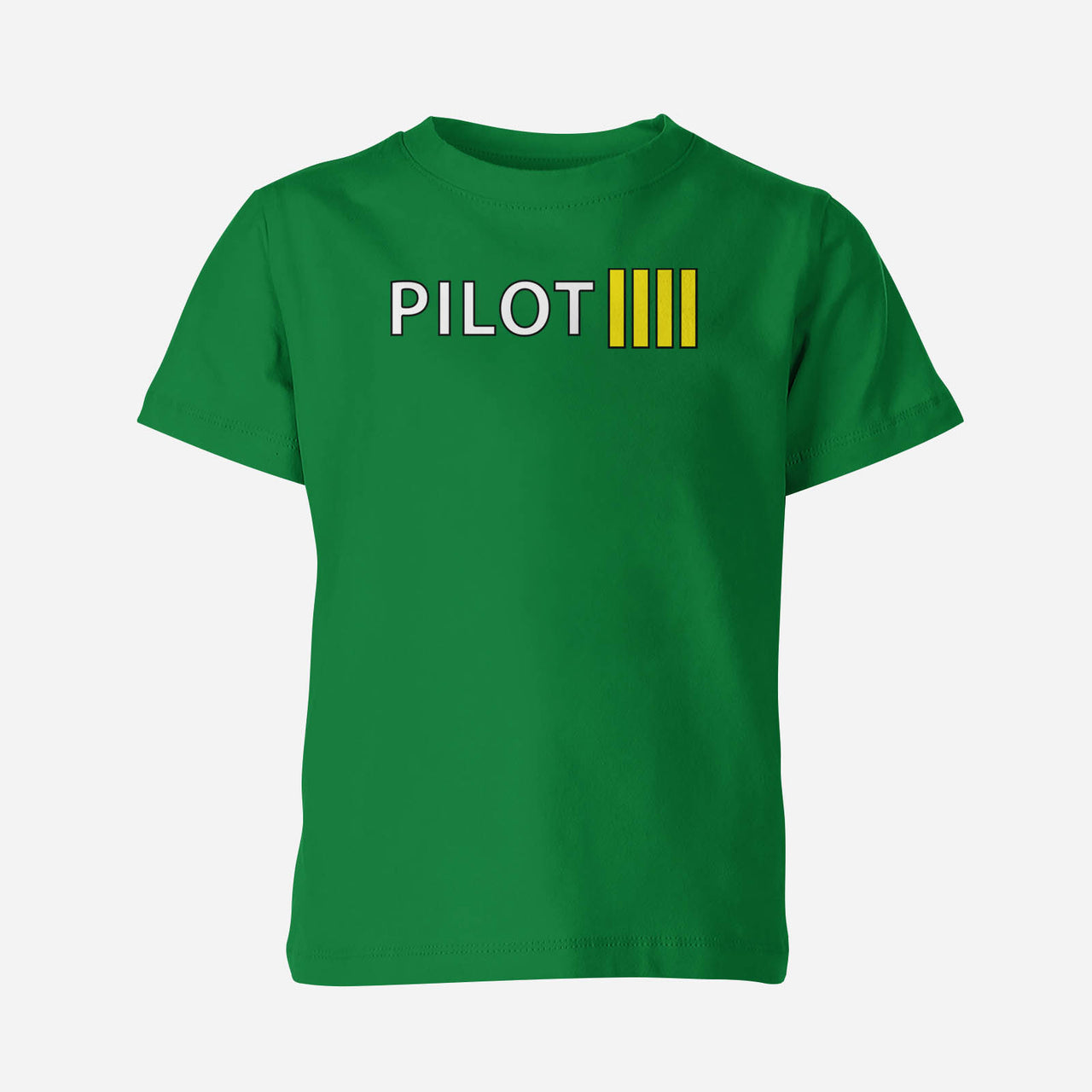 Pilot & Stripes (4 Lines) Designed Children T-Shirts