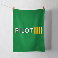 Thumbnail for Pilot & Stripes (4 Lines) Designed Towels