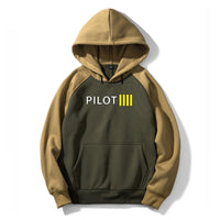 Thumbnail for Pilot & Stripes (4 Lines) Designed Colourful Hoodies
