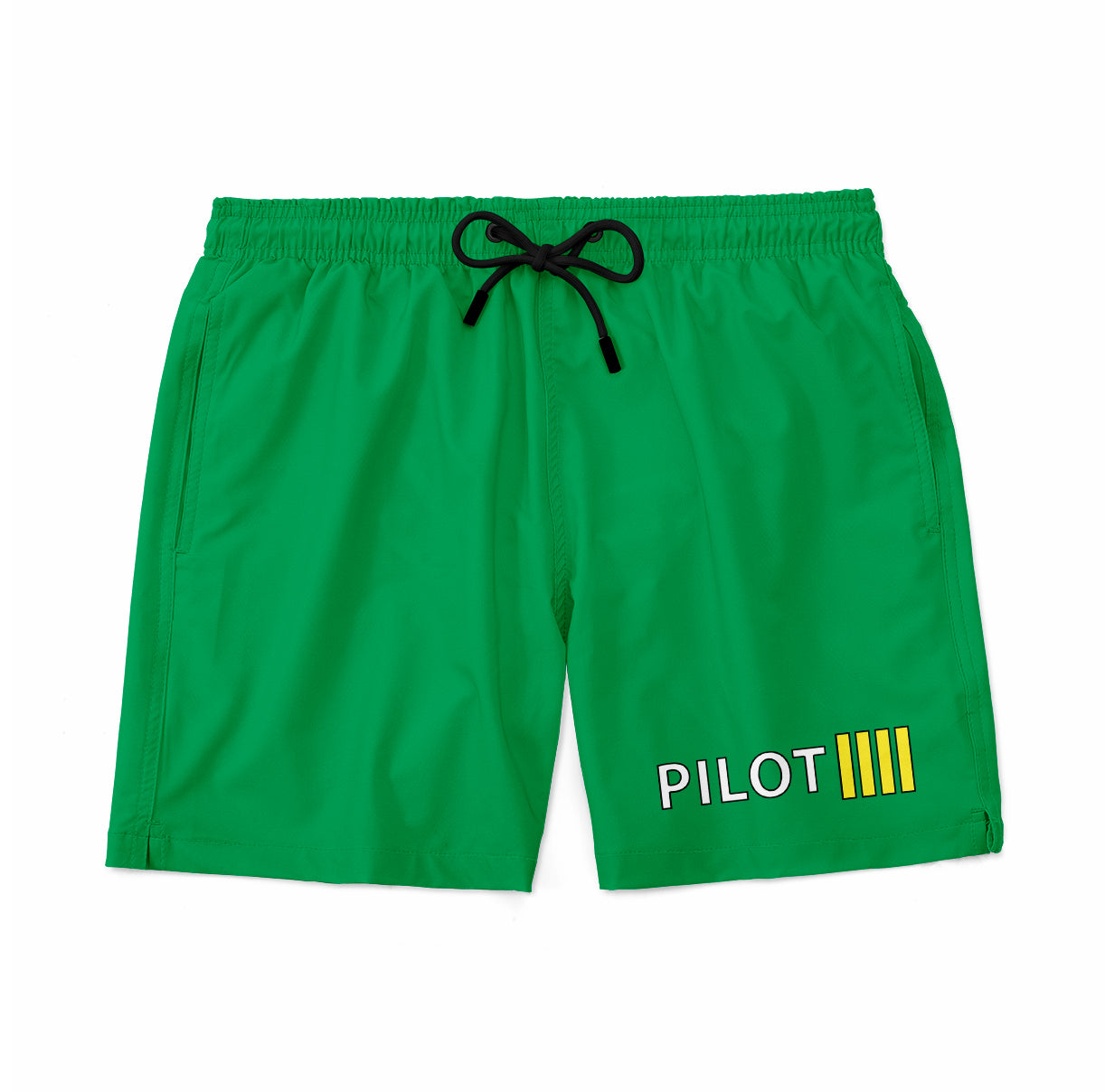 Pilot & Stripes (4 Lines) Designed Swim Trunks & Shorts