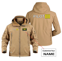 Thumbnail for Pilot & Stripes (4 Lines) Designed Military Jackets (Customizable)