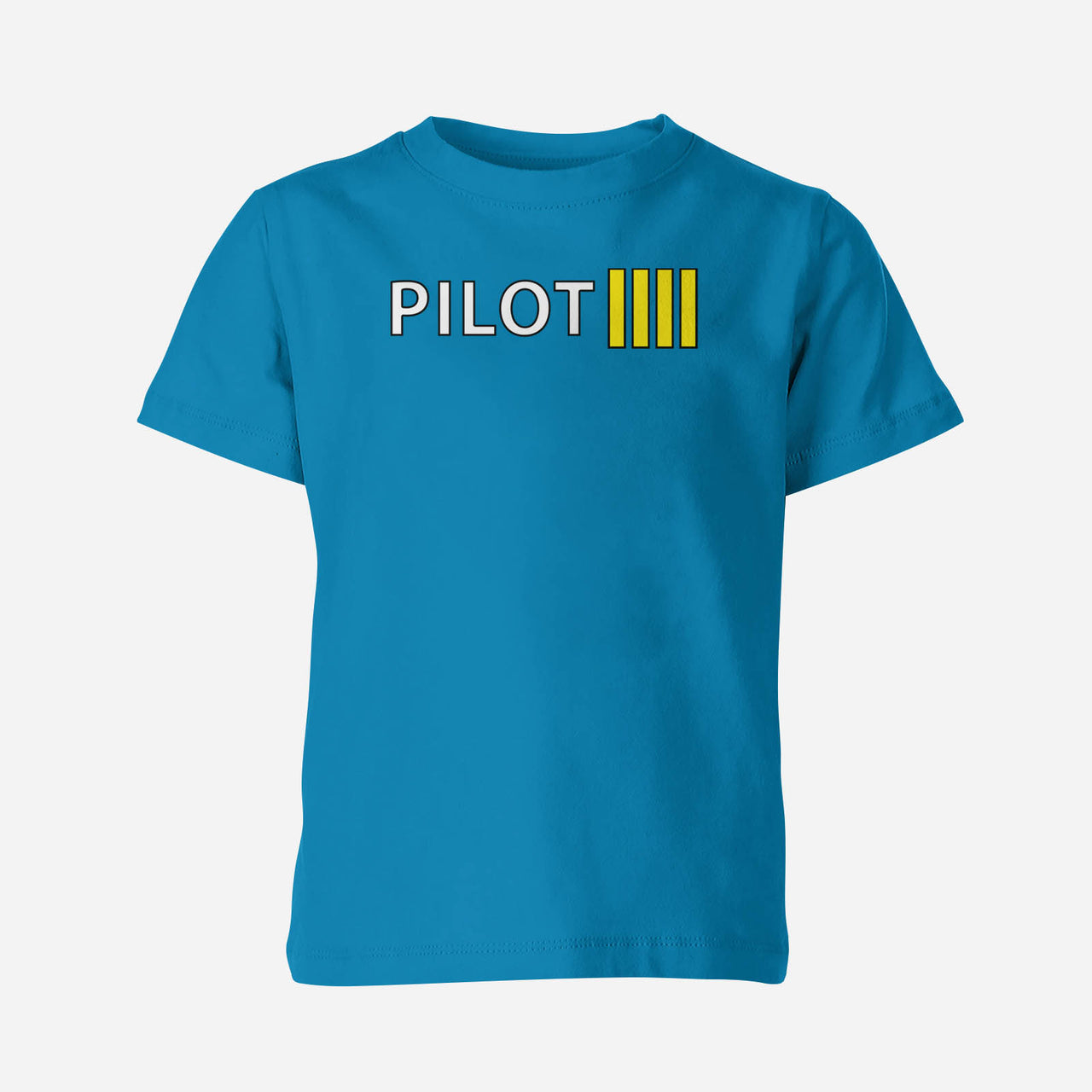 Pilot & Stripes (4 Lines) Designed Children T-Shirts